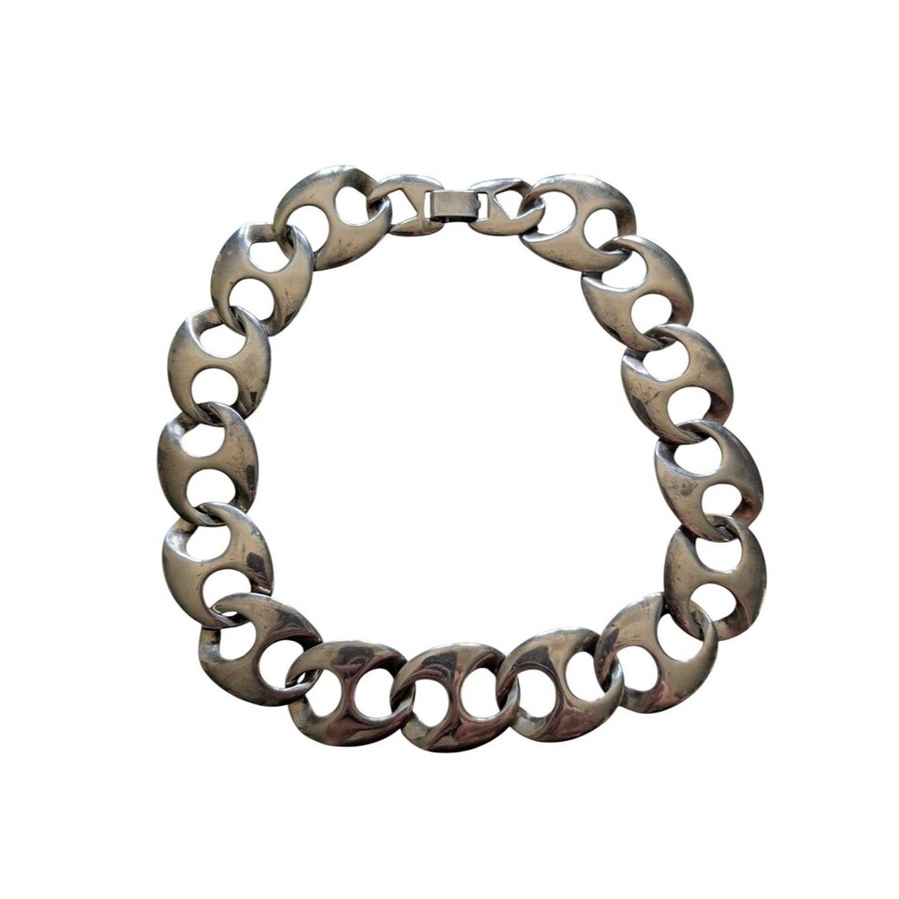 Vintage Silver Necklace Unmarked